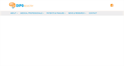 Desktop Screenshot of dipgregistry.org